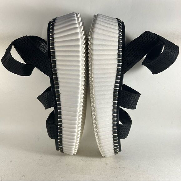 NEW Steve Madden Shelle Women’s Strappy Flatform Sandals Black Size 8.5 M - Picture 6 of 8